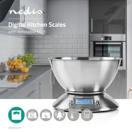 Gadget Man Ireland - Digital Kitchen Scales & Bowl 5KG