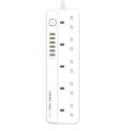 Gadget Man Ireland - LD 5 Gang 6 USB 17W Auto ID 2M