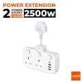 Gadget Man Ireland - LD 2500w 2Gang Usb 20w PD & 18w QC