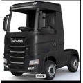 Gadget Man Ireland - Licensed Scania 24v Ride on Truck & Trailer Black