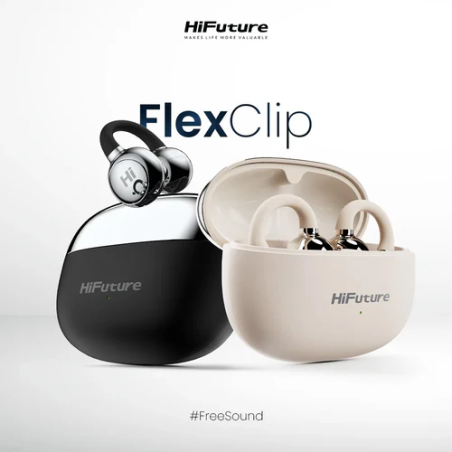 Gadget Man Ireland - HF Flexclip TWS Earbuds Black