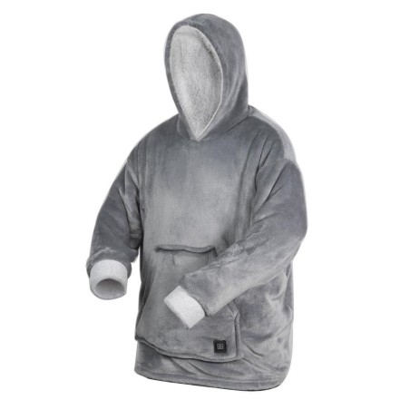 Gadget Man Ireland - Heated Hoodie Grey Oversized