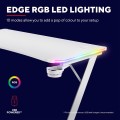 Gadget Man Ireland - TRUST GXT 709W Luminus RGB Gaming Desk