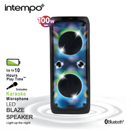 Gadget Man Ireland - Intempo LED BLAZE Bluetooth Speaker