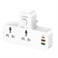 Gadget Man Ireland - LDNIO SC2311 Power Strip 2 Sockets Combo With 3 Ports USB PD & QC3.0 20W