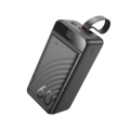 Gadget Man Hoco J123C (22.5W+PD20W) Fully Compatible Power Bank with Digital Display (60000mAh) Black