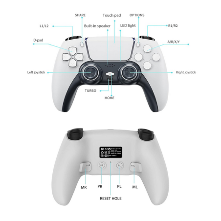 Gadget Man - EK505 Dualsense Wireless Controller For PS5/PC