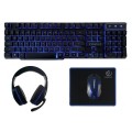 Rebeltec Sherman 4-in-1 wired gaming set keyboard - Gadget Man Ireland