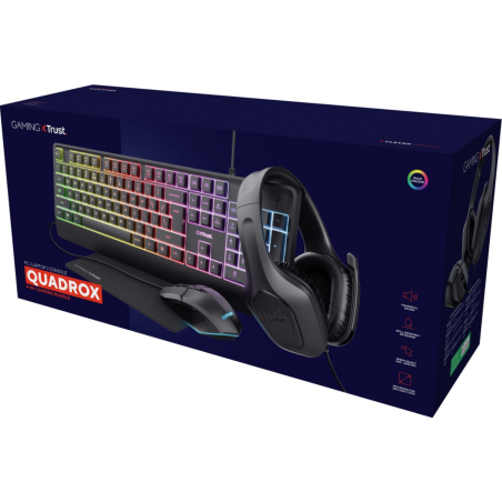 Gadget Man Ireland - Trust Gaming GXT 792 Quadrox 4-in-1 Gaming Bundle