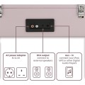 Crosley CR8017B-AM4 Voyager 2-Way Bluetooth Record Player | Amethyst - Gadget Man Ireland
