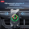 Gadget Man Ireland-XO car holder WX038 with wireless charger black 15W