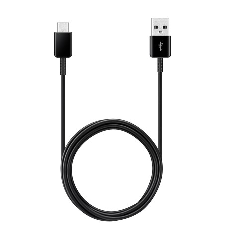 Samsung USB to USB-C Cable – 1.2m, Fast Charge & Sync (Black) - Gadget Man Ireland