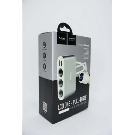 Triple Socket and USB Adapter Converter In Car Accessory