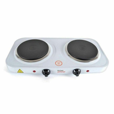 Lloytron Twin Hotplate 2000W | White - Gadget Man Ireland