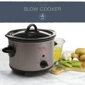 Lloytron 1.5L Slow Cooker – Stainless Steel – Gadget Man Ireland