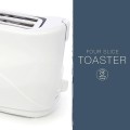 Lloytron 4 Slice 1200W Toaster | White - Gadget Man Ireland