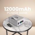 HF Music Box 100W Bluetooth Speaker Silver with 2 Mics - Gadget Man Ireland