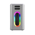 HF Music Box 100W Bluetooth Speaker Silver with 2 Mics - Gadget Man Ireland