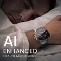 HF AIX 1.43” AMOLED Smart Watch Silver with Bluetooth Call - Gadget Man Ireland