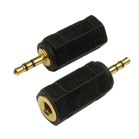 3.5mm Stereo Jack Socket to 2.5mm Stereo Audio Jack Adapter