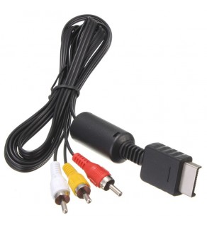 RCA TV Cable AV lead Sound Video for Sony Playstation 2 3 PS2 PS3 UK