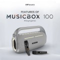 HiFuture MusicBox 100 Karaoke Speaker 70W Silver – Gadget Man Ireland