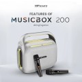 HiFuture MusicBox 200 Karaoke Speaker 100W Silver – Gadget Man Ireland