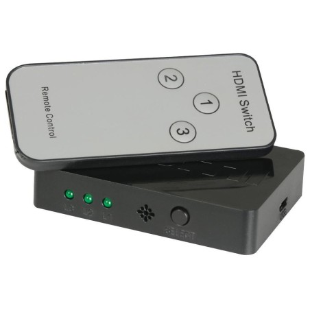 AV:Link 3 x 1 HDMI Switch with Remote – 4K/1080p/3D - Gadget Man Ireland