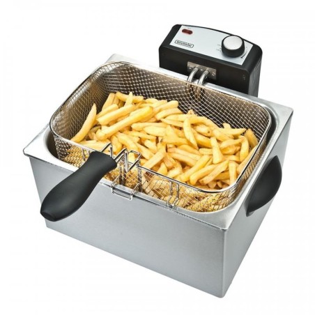 Bourgini Triple Deep Fryer 5L Stainless Steel – 3 Baskets - Gadget Man Ireland