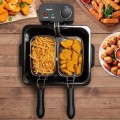 Alpina Deep Double Fryer 5L with 3 Baskets – Adjustable Thermostat - Gadget Man Ireland
