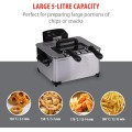 Alpina Deep Double Fryer 5L with 3 Baskets – Adjustable Thermostat - Gadget Man Ireland