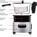 Alpina Deep Double Fryer 5L with 3 Baskets – Adjustable Thermostat - Gadget Man Ireland