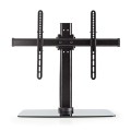 Nedis Full Motion TV Stand 32”–65” with Glass Base – 45kg Load - Gadget Man Ireland
