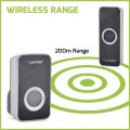 Wireless Plug-In Doorbell | Black - Gadget Man Ireland