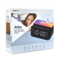 Groove Atlas Alarm Clock Radio with Wireless QI Charging – Gadget Man Ireland