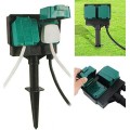 Twin Outdoor Garden Socket - Gadget Man Ireland