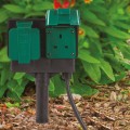 Twin Outdoor Garden Socket - Gadget Man Ireland