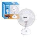9” Oscillating Desk Fan – 2-Speed, White | Gadget Man IrelandCompact 9-inch desk fan with 2-speed settings, 80° oscillation, and