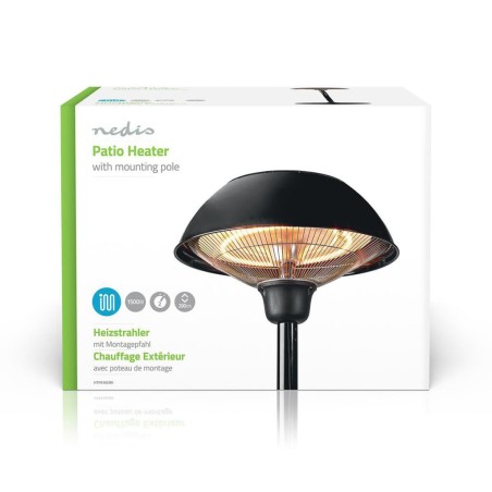 Nedis Patio Heater 1.5kW with 200cm Pole - Gadget Man Ireland