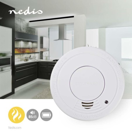 Nedis 9V Smoke Alarm with 85dB Siren – Gadget Man Ireland