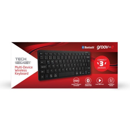 Groove Compact Bluetooth Keyboard – 3 Device Multi-Pairing | Gadget Man Ireland