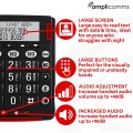 Gadget Man Ireland - Amplicomms ATL1424102 BigTel 50 Alarm Plus | Black