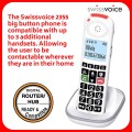Gadget Man Ireland - Swissvoice Xtra 2355 Duo ATL1424010 Button phone