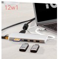 HAMA USB-C Mulitport Hub 12 Ports - Gadget Man Ireland