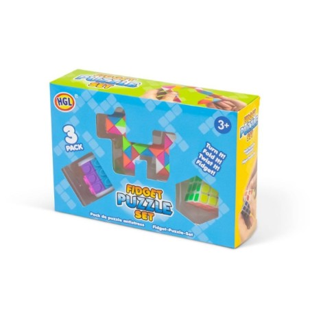 HGL 3-in-1 Fidget Puzzle Set - Gadget Man Ireland