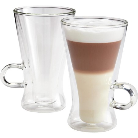Judge 2 Piece Double-Walled Latte Glass Set – 320ml - Gadget Man Ireland