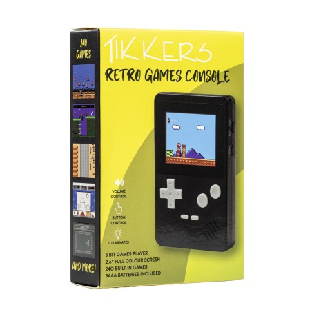 Tikkers Retro Games Console – 240 Classic Games | Gadget Man Ireland