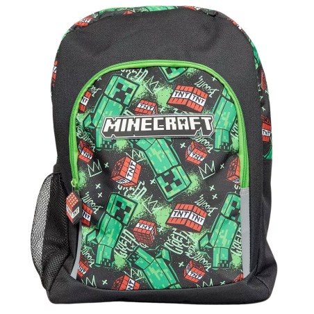 Minecraft Double Pocket Backpack – Official School Bag | Gadget Man Ireland