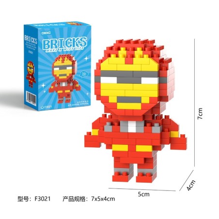 Mini Bricks Figures DMXC | Build Your Favourite Characters | Gadget Man Ireland