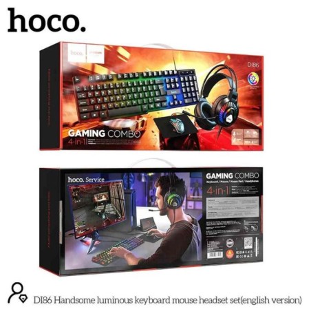 Hoco DI86 4-in-1 RGB Gaming Set - Gadget Man Ireland